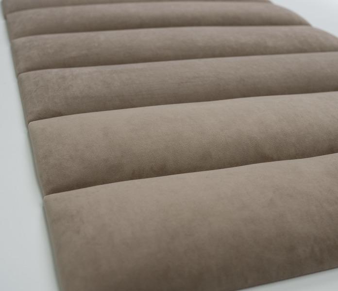 Стінова панель самоклеюча м'яка Soft Pan велюр 15x60х3,7 см матовий Лате (156007) - фото 4