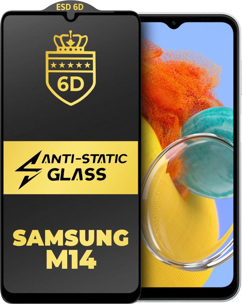 Стекло защитное 6D Anti-Static Samsung Galaxy M14 M146 Glass Shield (33220)