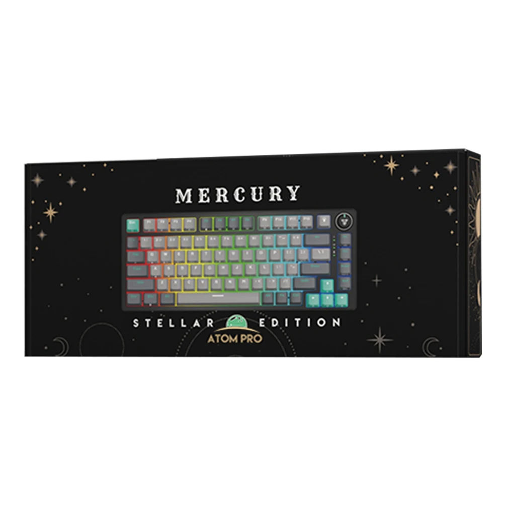 Клавіатура ігрова бездротова Fantech ATOM PRO83 MK913 MERCURY Blue Switch Чорний (33165042)