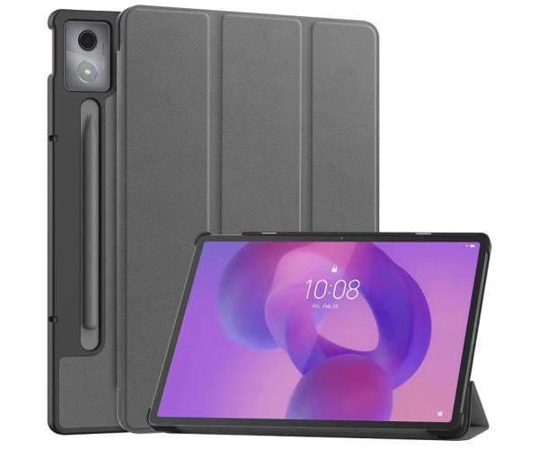 Чехол-книжка Custer Magnet Flip Cover для Lenovo Idea Tab Pro 12,7 2025 Серый