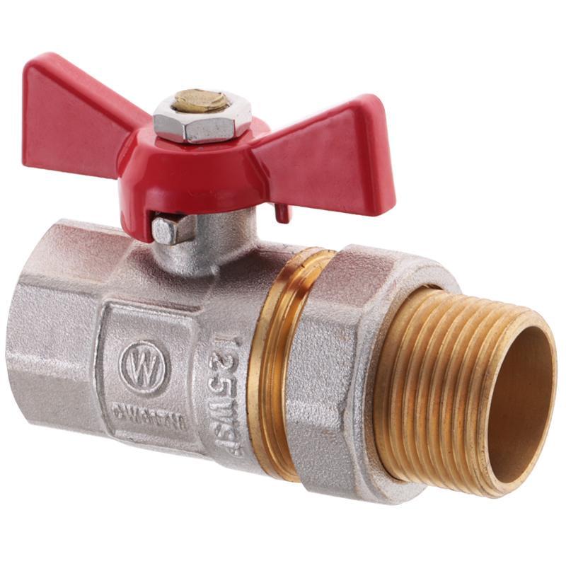 Кран шаровой с американкой WaterPro прямой 3/4" (WP0152) - фото 2 Кран шаровой с американкой WaterPro прямой 3/4" (WP0152) - фото 2