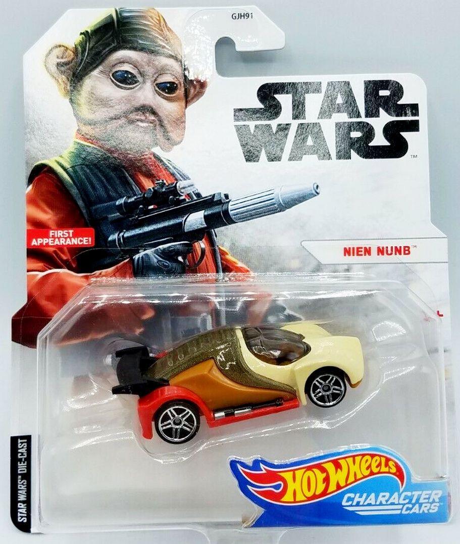 Игрушечная машинка Hot Wheels Nien Nunb 2020 Characters Cars Star Wars (FJF81)