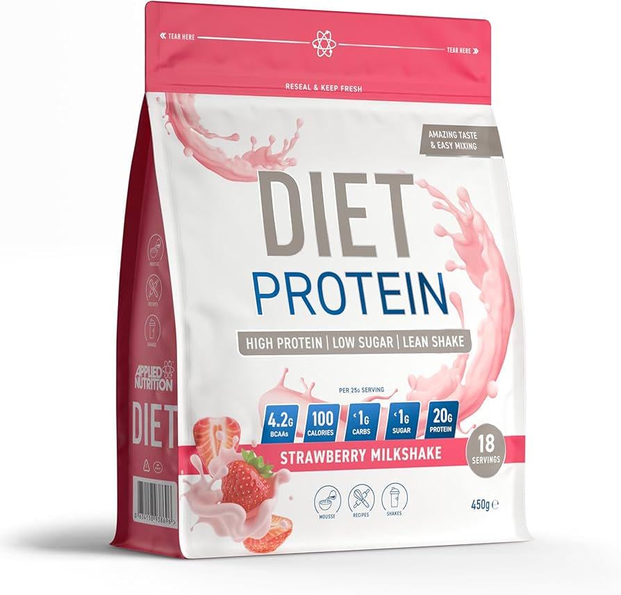 Протеин Applied Nutrition Diet Whey Protein 450 г Strawberry Milkshake Протеин Applied Nutrition Diet Whey Protein 450 г Strawberry Milkshake