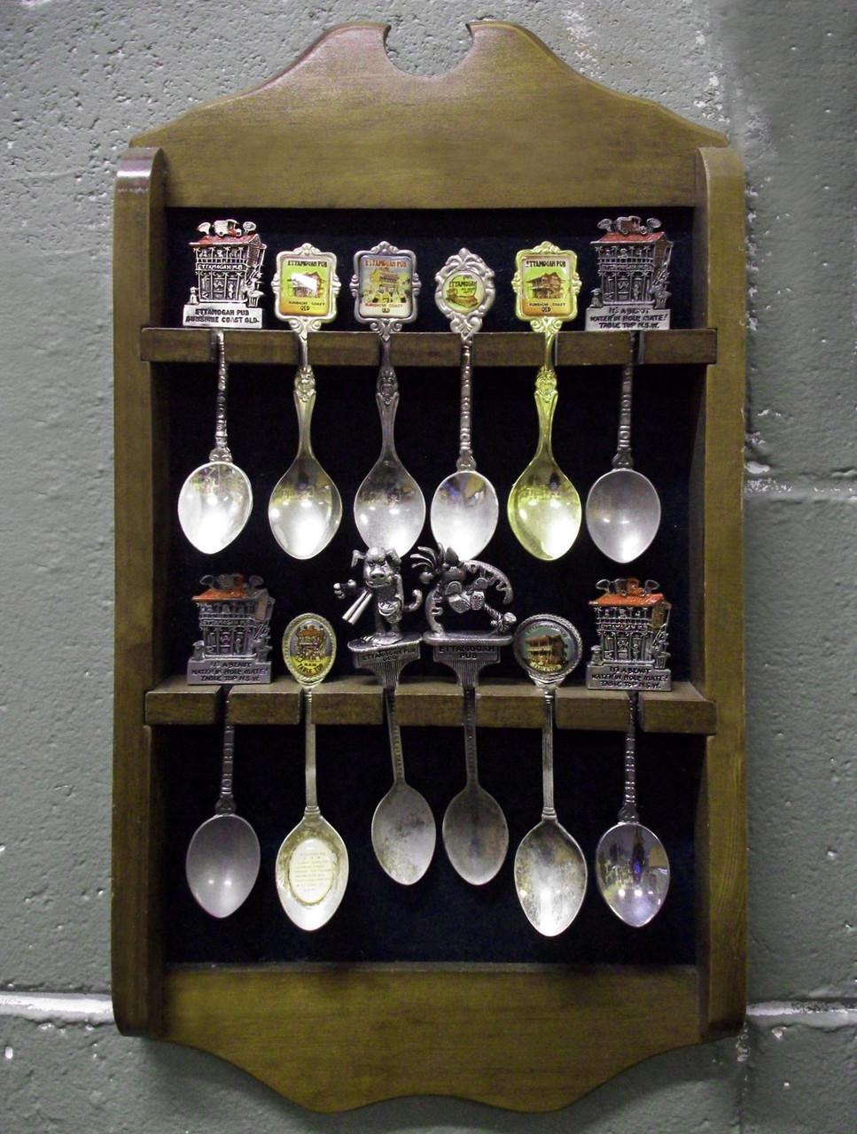 Полка для коллекции ложек Флоренс Мускат/Венге (ПКЛ-00010712)