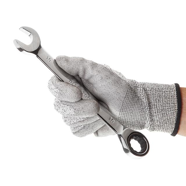 Набір ключів комбінованих з храповим механізмом 6 од. 8-19 мм (DIN3113) - фото 6