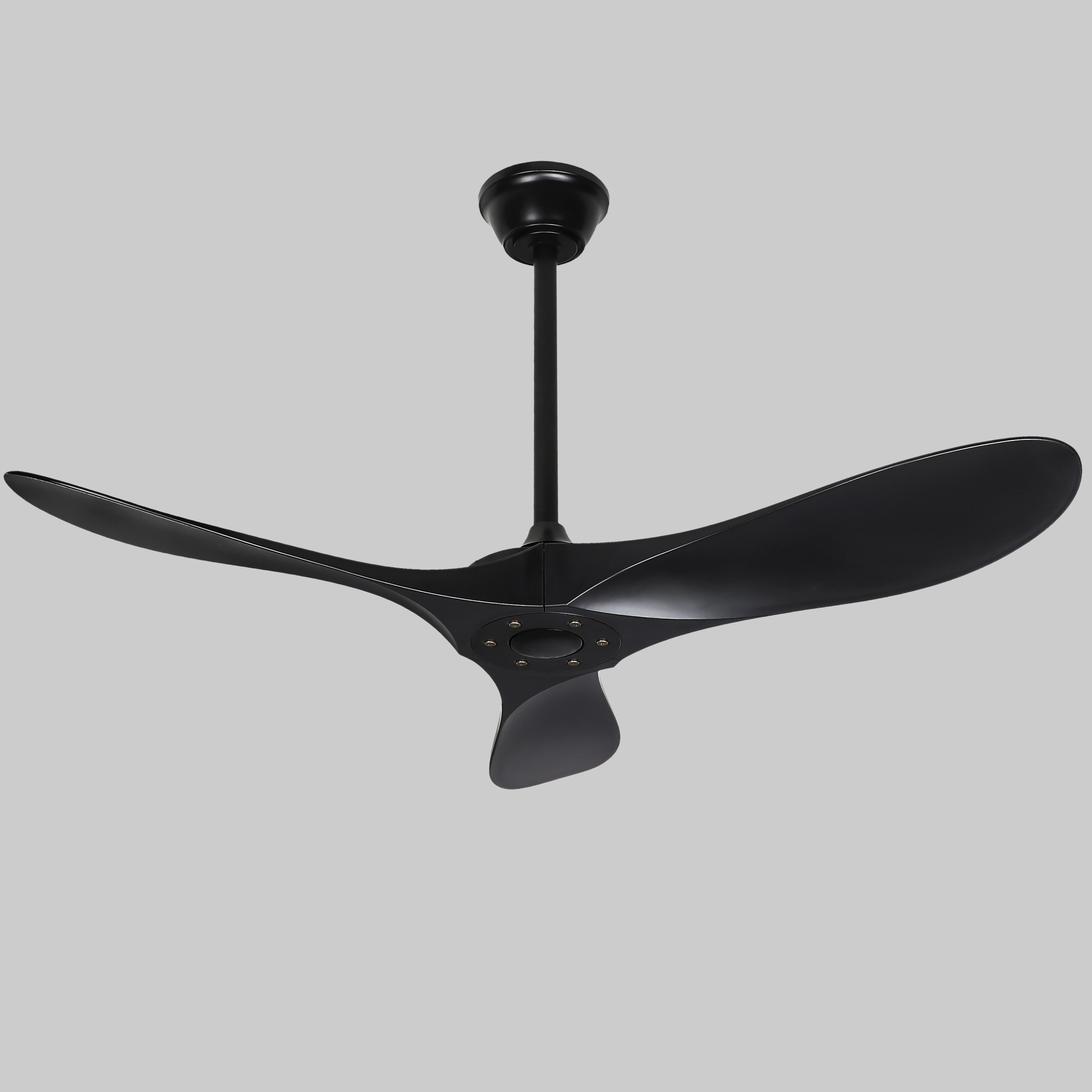 Вентилятор стельовий з пультом 110 см Чорний (94-7105 Чорний 42 BK) - фото 5