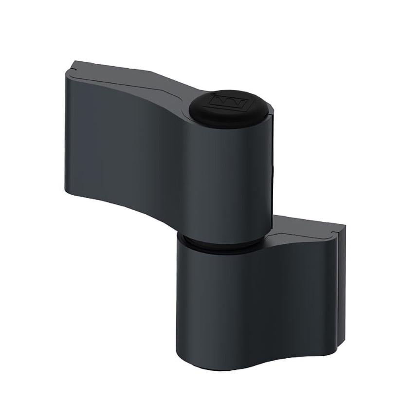 Петля для алюмінієвих дверей WALA MX JOCKER Alu 67 мм RAL7016 Антрацит (WA-MX8010456R7016M) - фото 2