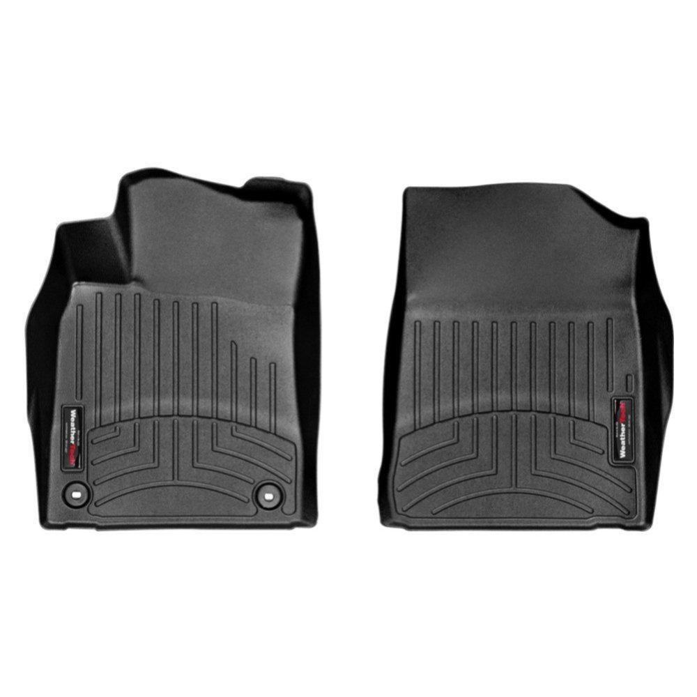 Килимки WeatherTech в салон Toyota Avalon 2013- з бортиком передні 2 шт. Чорний (445031)
