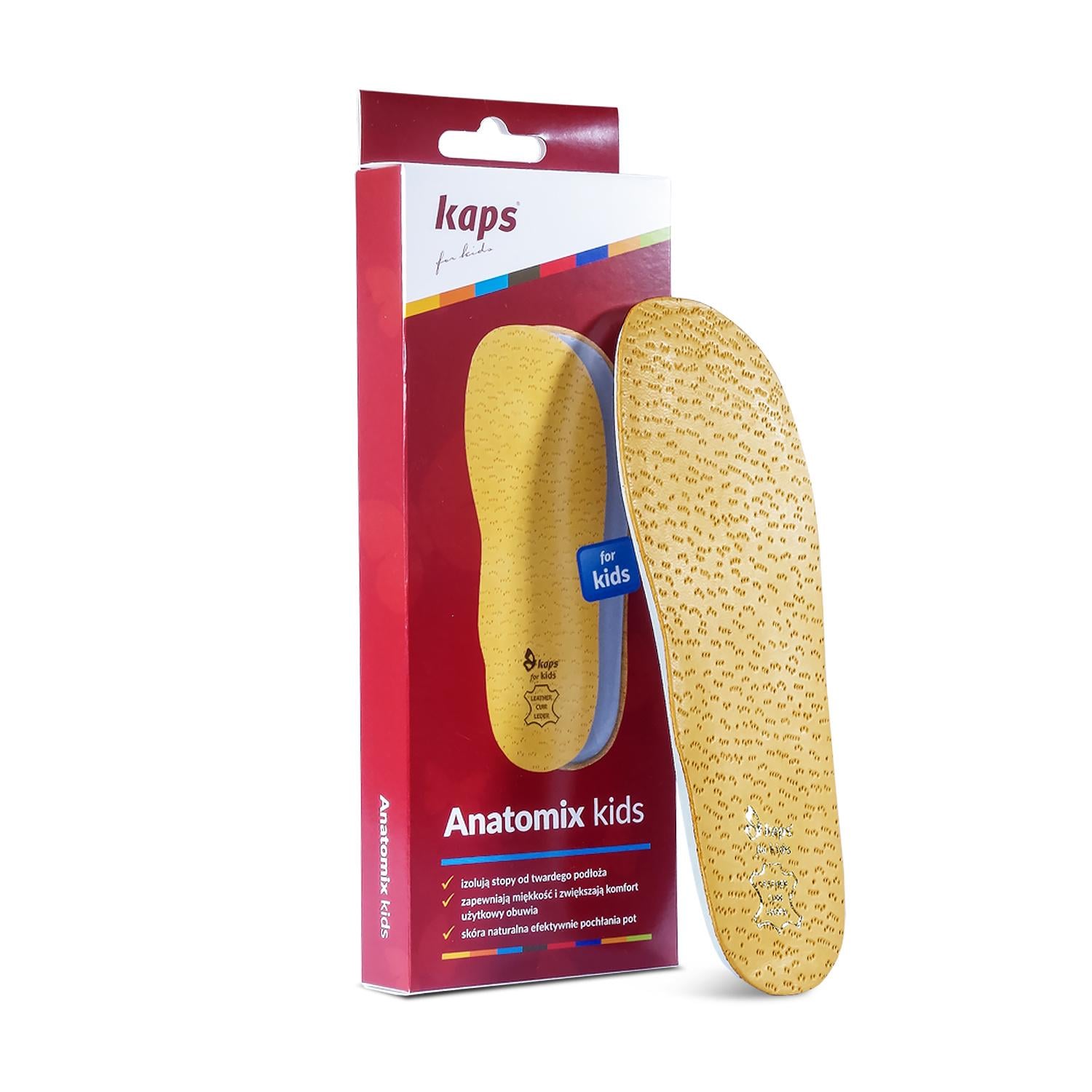 Стельки для обуви ортопедические Kaps Anatomix Kids р. 25/26