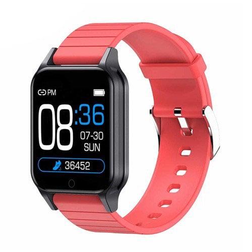 Смарт-часы Smart Watch T96 Bluetooth 170 mAh Red (tf4617)
