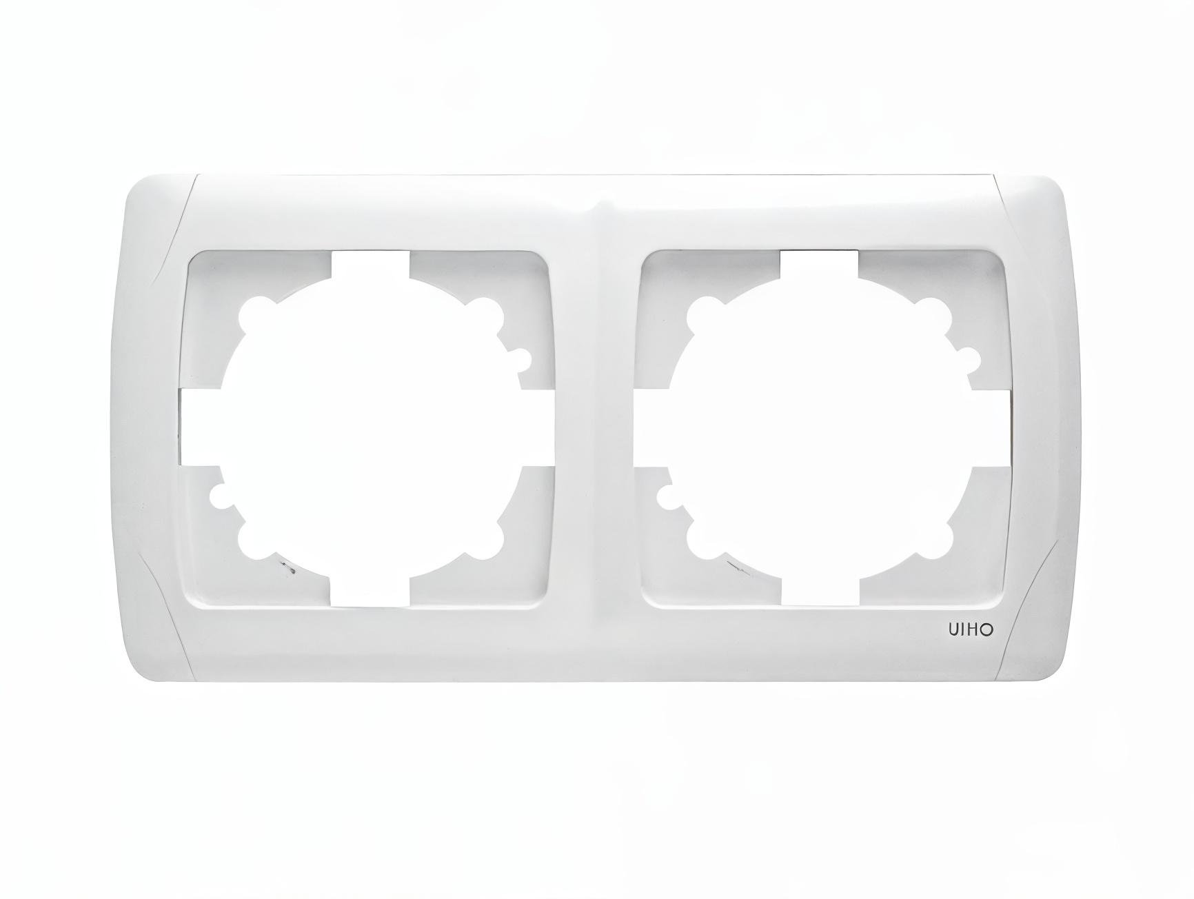 Рамка подвійна горизонтальна Carmen Білий