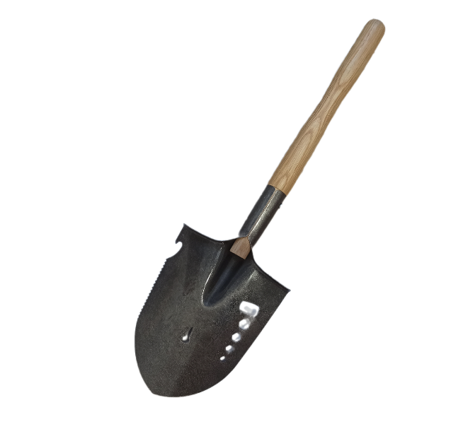 Лопата саперна WoffMann з дерев'яним держаком (2355799945) - фото 2