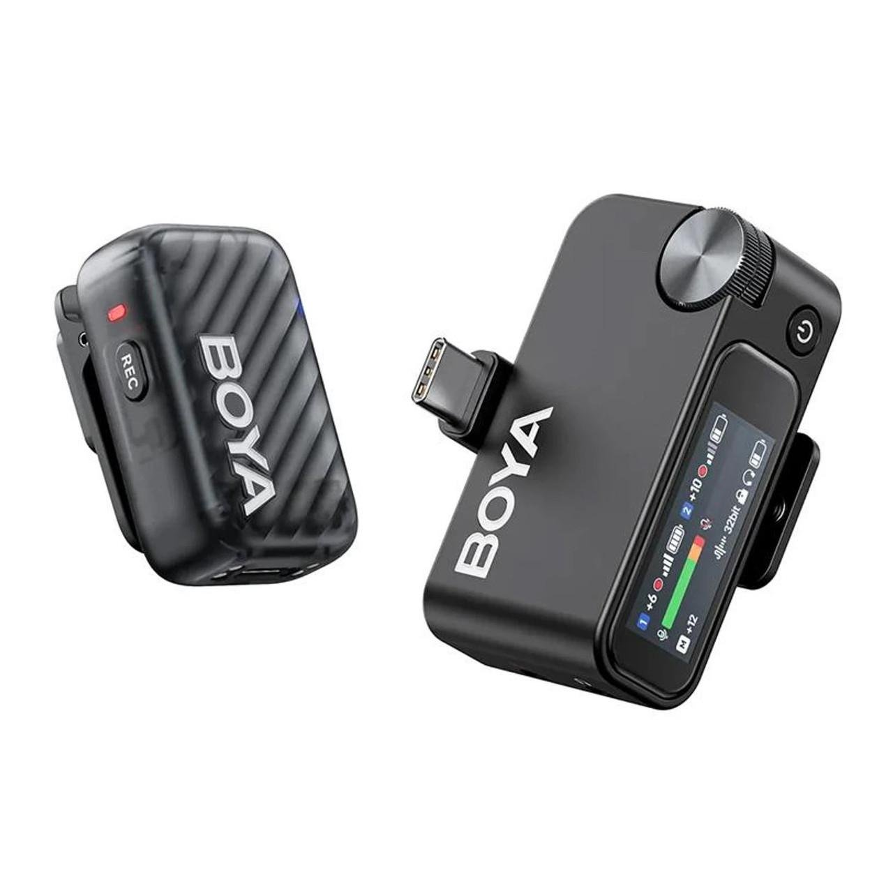 Мікрофон бездротовий/рекордер із ШІ шумозаглушенням Type-C BOYAMIC 2-03 (2832732731)