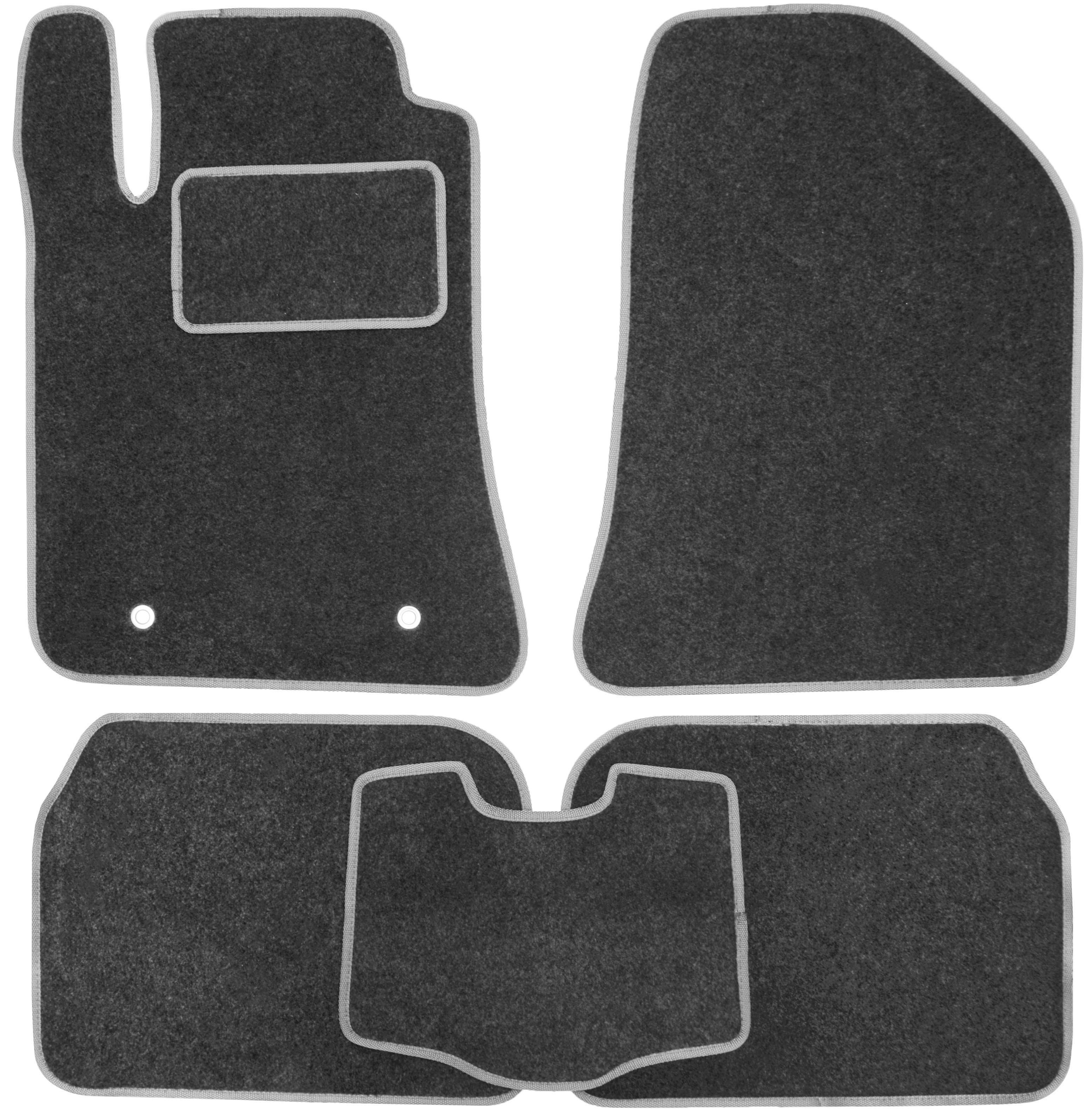 Коврики в салон Стандарт для Toyota Avensis 2003-2008 текстильные Серый (21154)