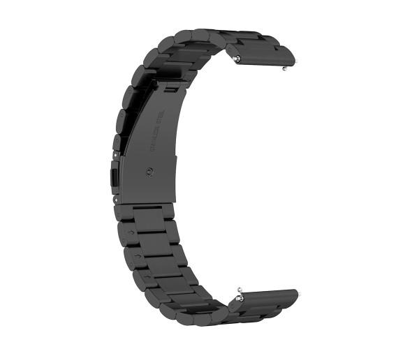 Ремінець металевий Metal Classic для Garmin Venu 2S/3S 18 мм Чорний