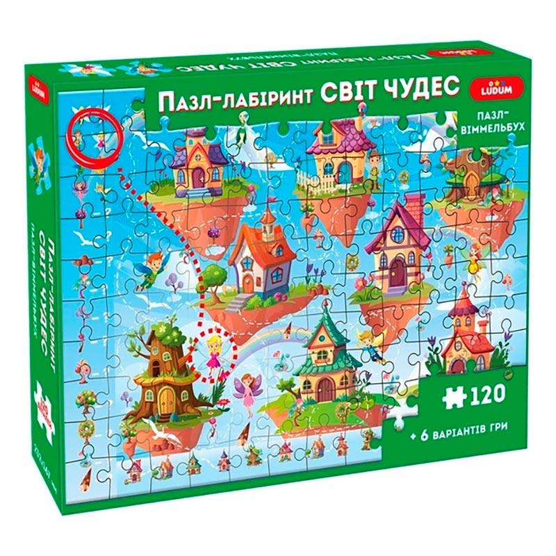 Пазл-Виммельбух Ludum Лабиринт: Мир чудес 120 эл. (ME5032-34)