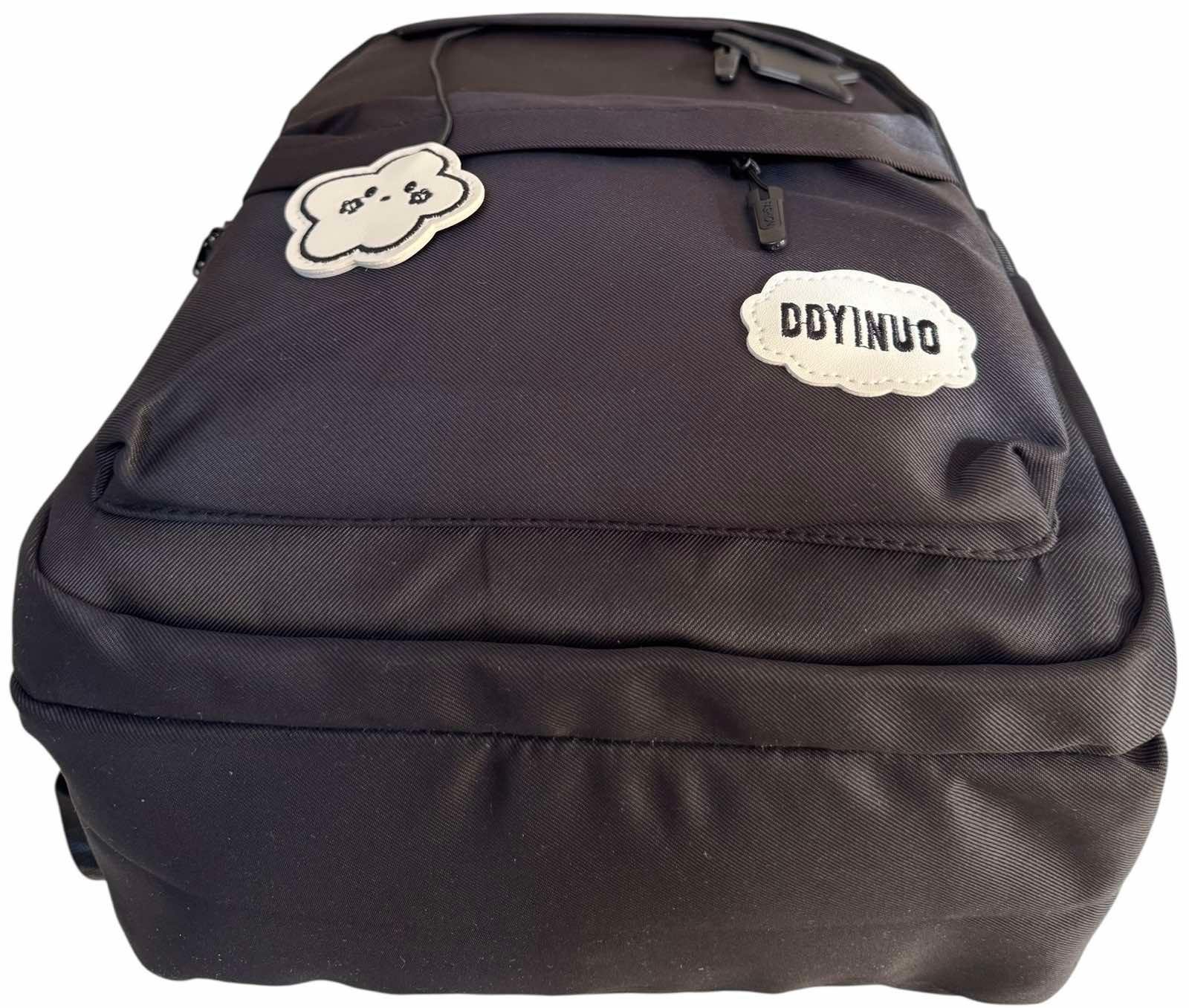 Рюкзак шкільний з трьома відділеннями Чорний (5108B) - фото 5