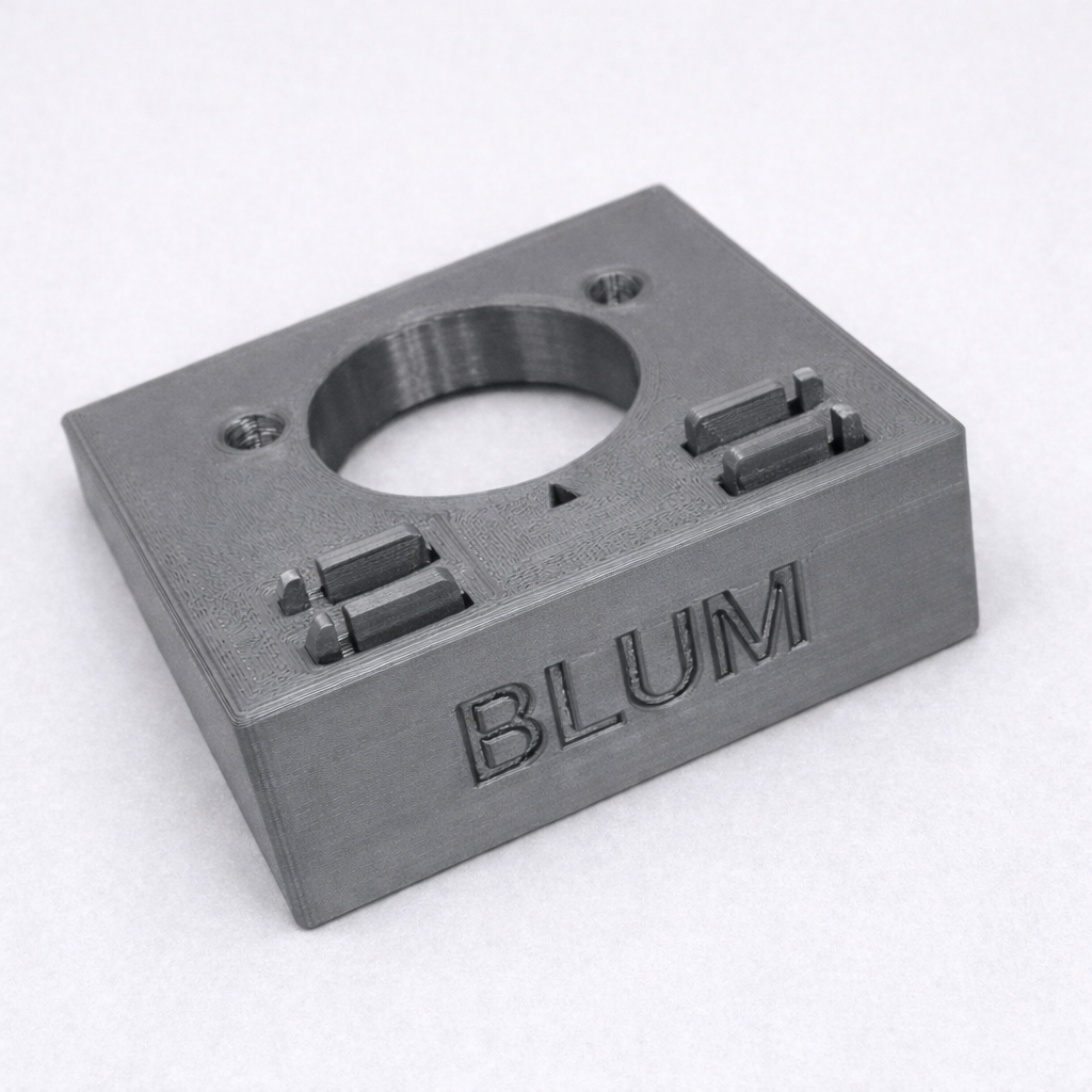 Шаблон для свердління петель Blum 35 мм Сірий