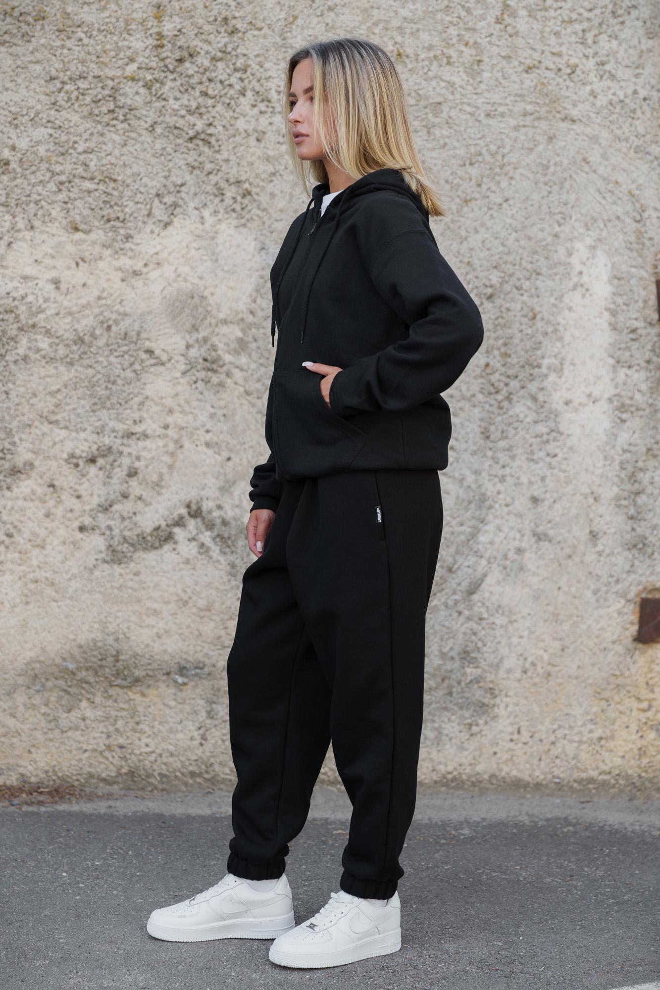 Худи-зип с принтом Without Calomity  Black S/M Black (S/M8055788) - фото 12