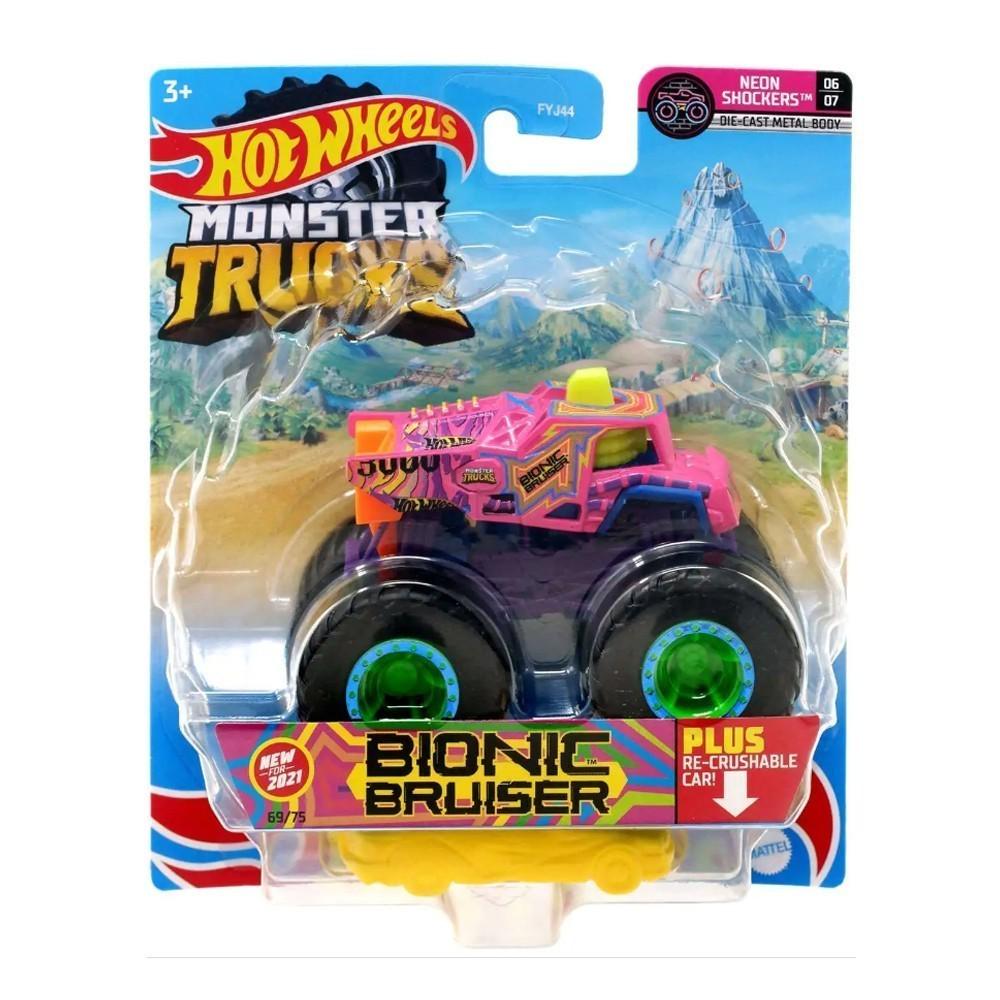 Машинка-внедорожник Hot Wheels Monster Trucks Bionic Bruiser FYJ44-114 (163267)