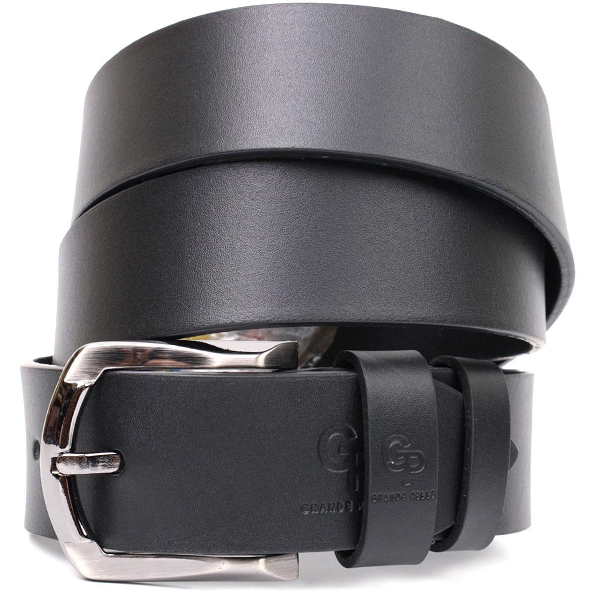 Ремень Grande Pelle Belt 11686 из натуральной кожи Черный Ремень Grande Pelle Belt 11686 из натуральной кожи Черный
