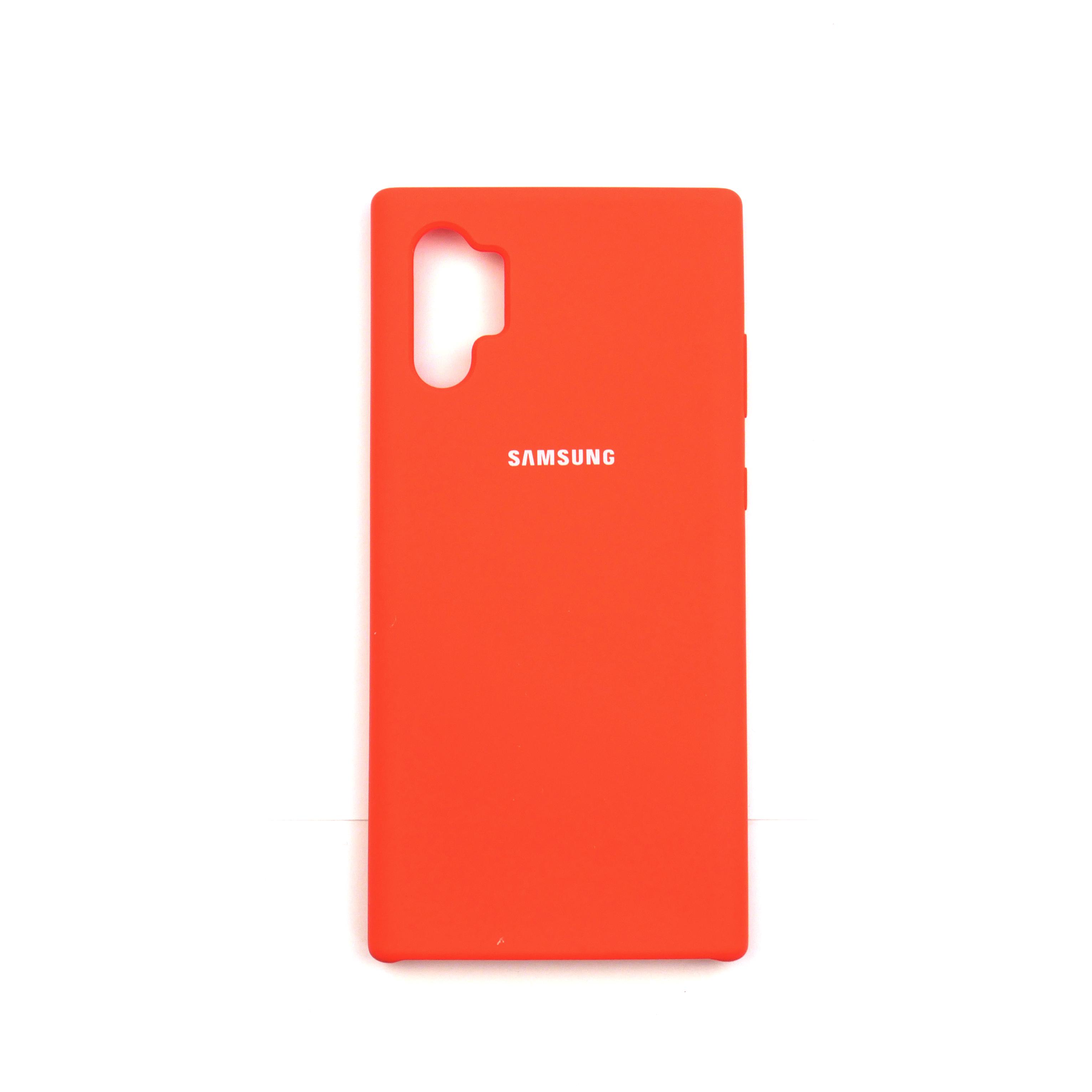 Чехол Jelly Silicone Case Samsung Note 10 Plus Orange (13)