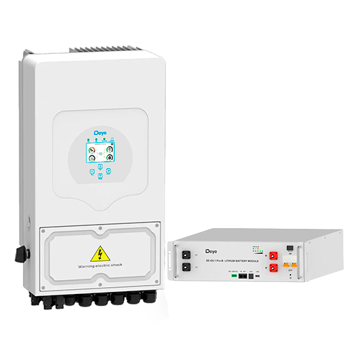 Комплект автономного энергоснабжения Deye 6 кВт с Deye 5,12 кВт/ч SUN-6K-SG03LP1-EU и SE-G5.1 Pro-B (Deye6kW_5.12kWh)