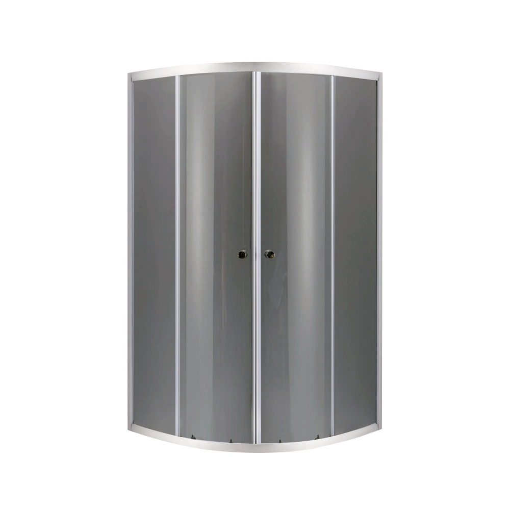 Душова кабіна MIXXUS PLAIN SCT01-90x90x195-GR напівкругла скло 4 мм з підонном 90x90 см Сатин (OL-MI6895) - фото 4 Душова кабіна MIXXUS PLAIN SCT01-90x90x195-GR напівкругла скло 4 мм з підонном 90x90 см Сатин (OL-MI6895) - фото 4