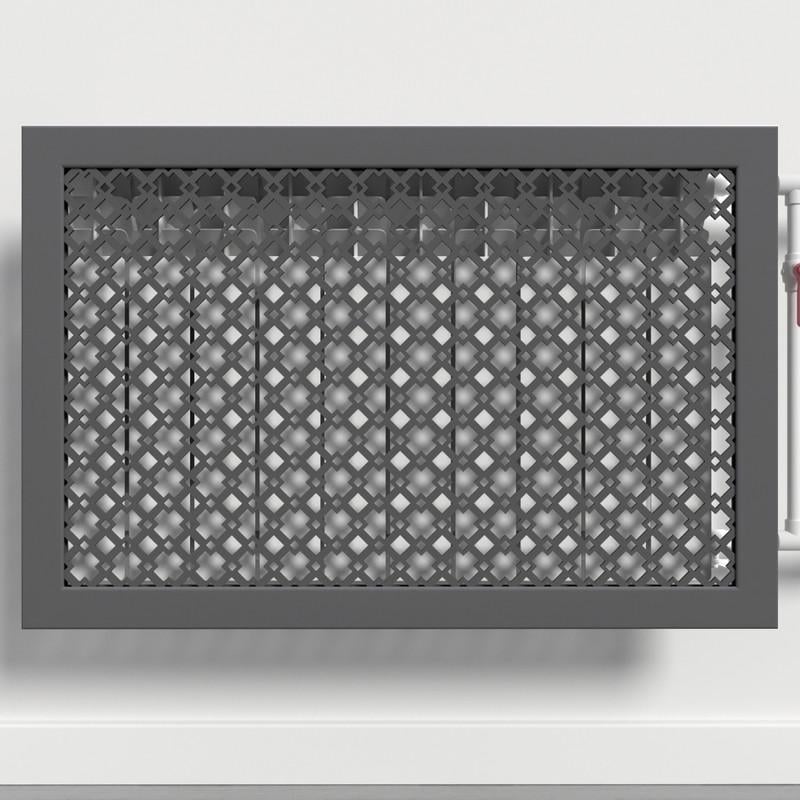 Решетка-экран на батарею SMARTWOOD 600 мм Графит (R20772106)