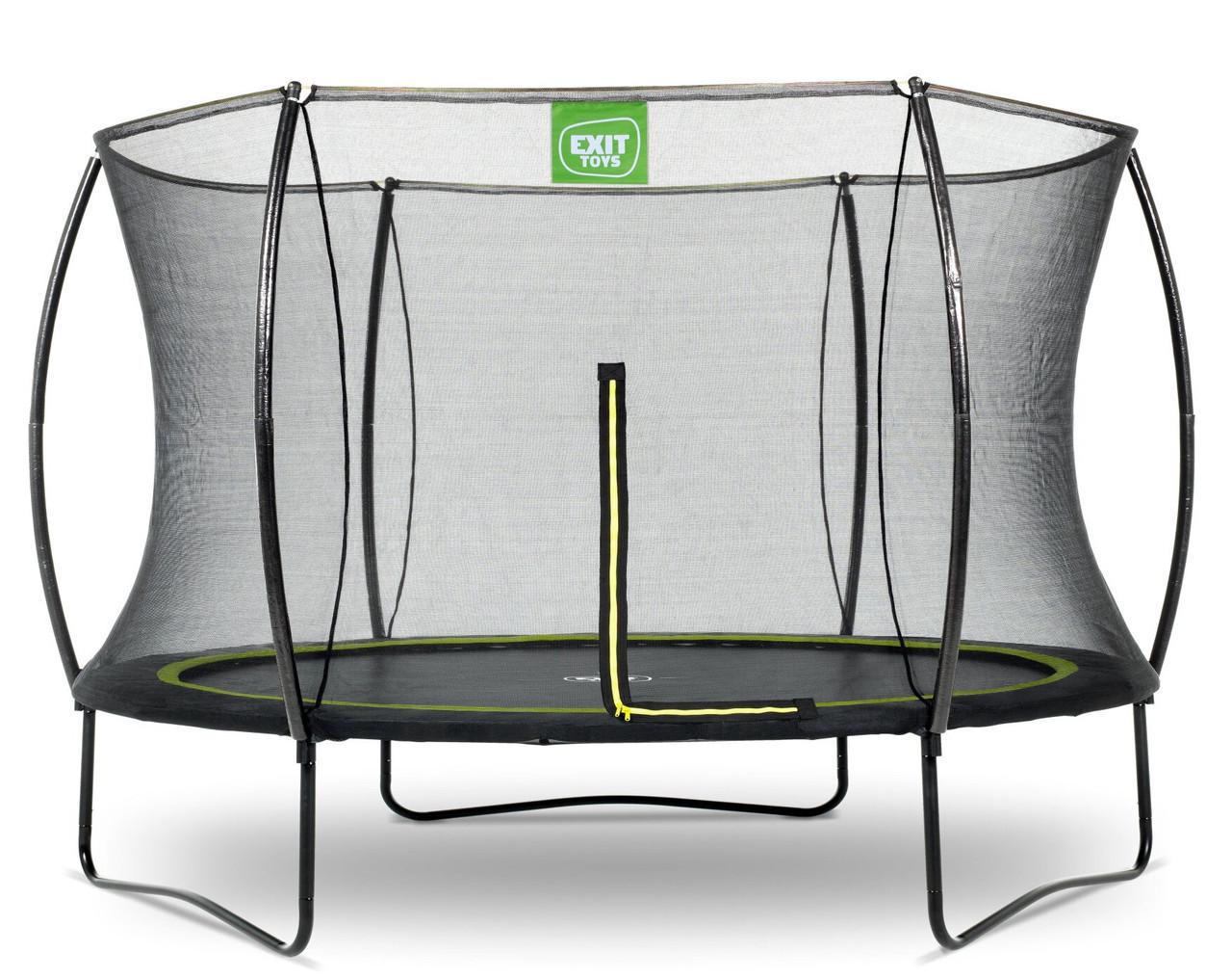 Батут Exit Silhouette с защитной сеткой 305 см Черный