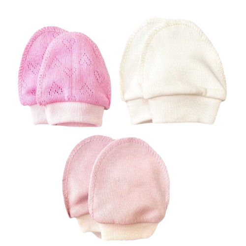 Набір дряпок для дівчинки №1 3 шт. Рожевий (778-72)