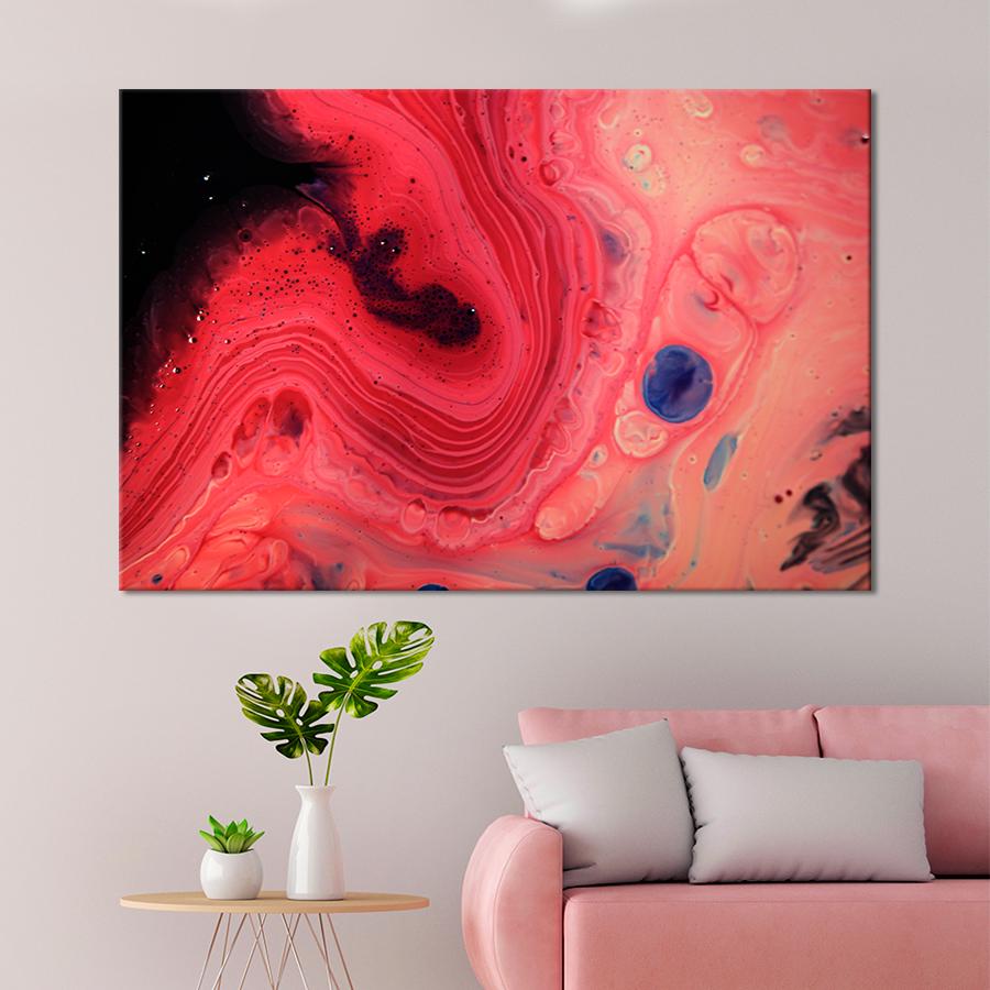 Картина Абстракція Рожева текстура 120x80 см (A871-1)