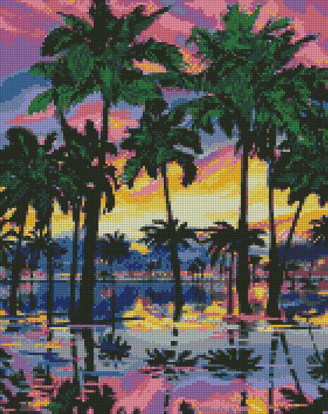 Алмазная мозаика на подрамнике Идейка Райский отдых 40x50 см (AMO7015)