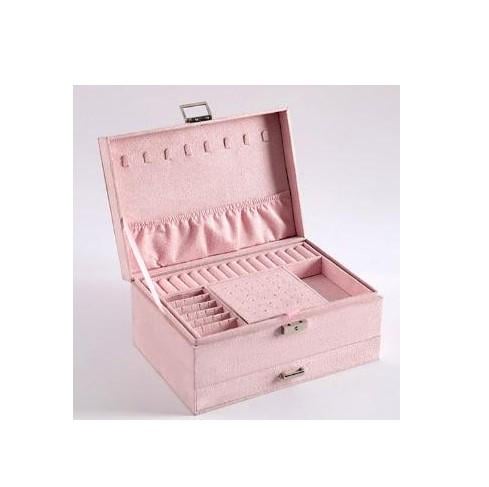 Органайзер для біжутерії та прикрас 15021 11,5х17х24,5 см Рожевий (5002599) Органайзер для біжутерії та прикрас 15021 11,5х17х24,5 см Рожевий (5002599)