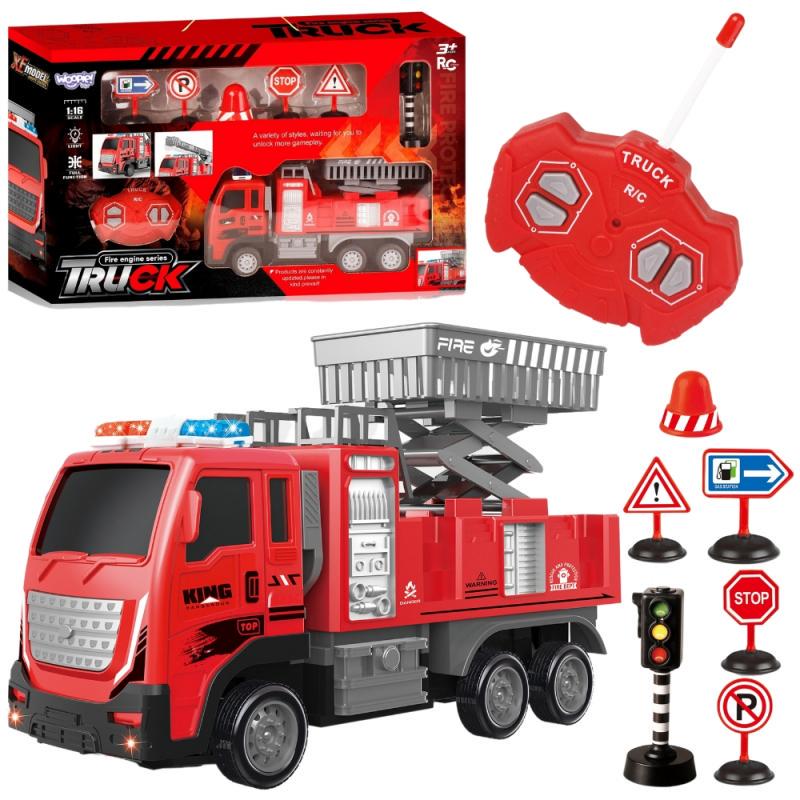 Пожарная машина Woopie с подъемником и дистанционным управлением - фото 3