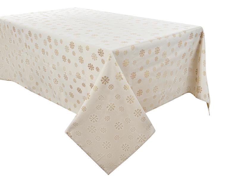 Скатерть тефлоновая Lefard Karen lurex teflon natural 160x240 см (715-350)