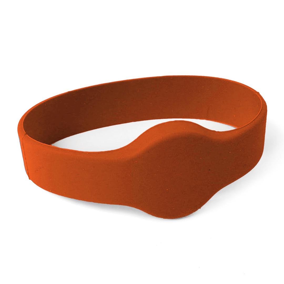 Браслет силиконовый Ardix с чипом Mifare Ultralight EV1 100 шт. Оранжевый (04-025-OR)