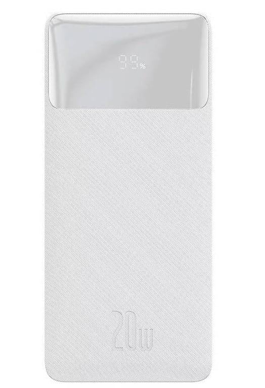 Повербанк Baseus Bipow Digital Display 10000 mAh 20W White (PPBD050502)