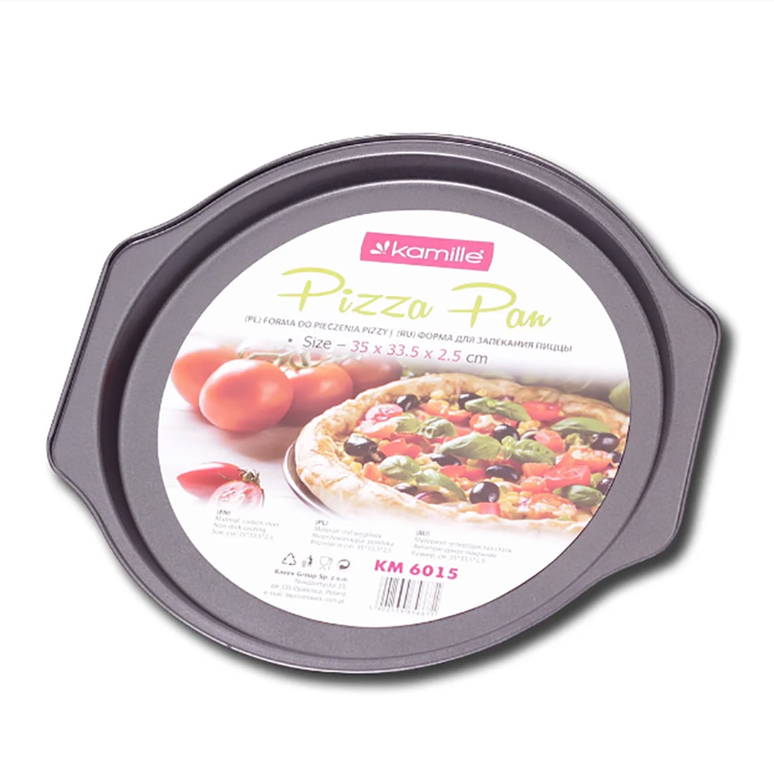 Форма для выпечки Kamille (KM-6015) 35x33,5x2,5 см Форма для выпечки Kamille (KM-6015) 35x33,5x2,5 см