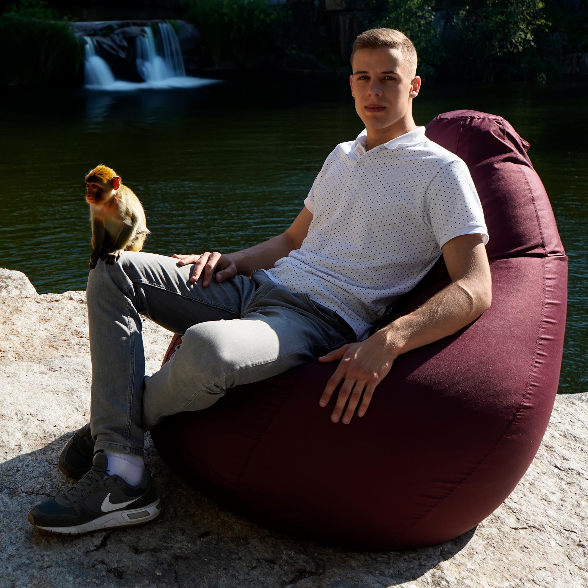 Крісло-мішок Студія Комфорту Груша оксфорд флекс 150х100 см Бордовий (9012315) - фото 8 Крісло-мішок Студія Комфорту Груша оксфорд флекс 150х100 см Бордовий (9012315) - фото 8