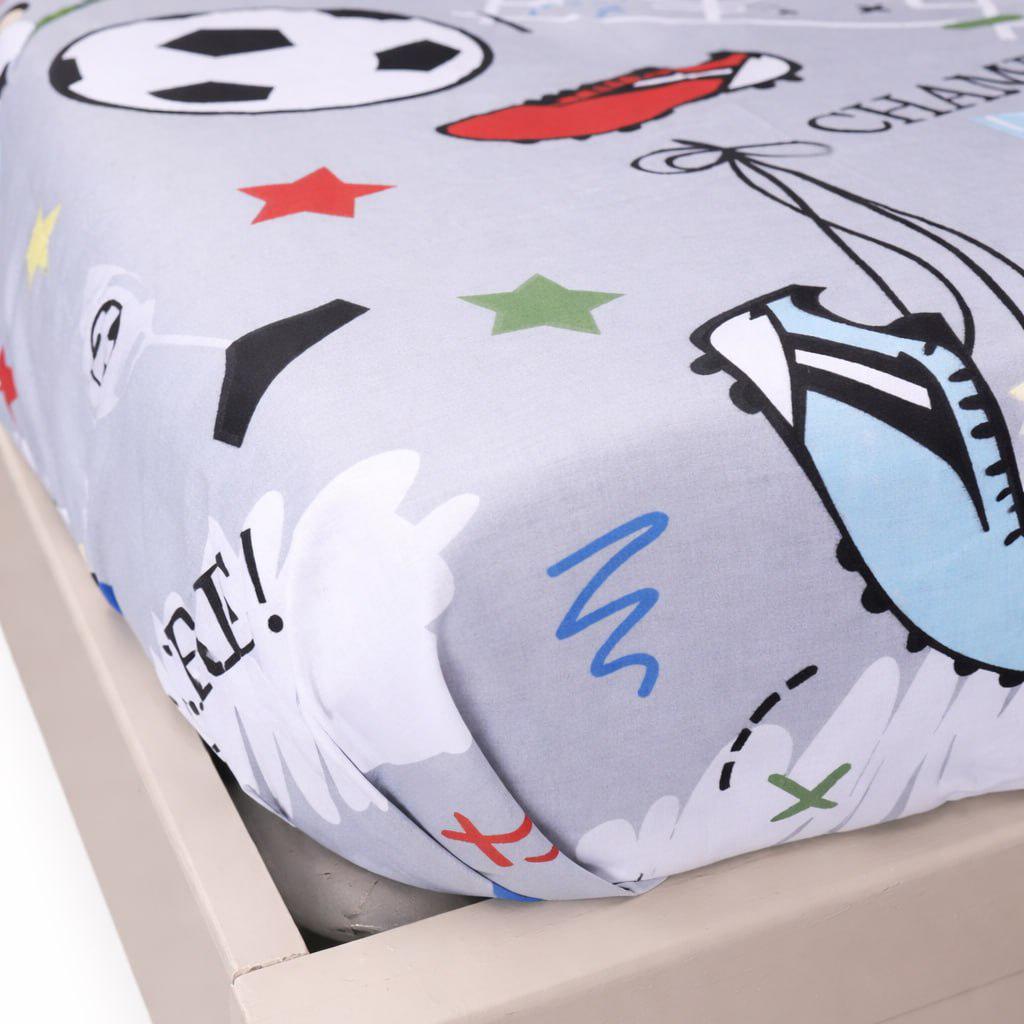 Простынь на резинке Football Vibe бязь 60х120х10 см (200220333)