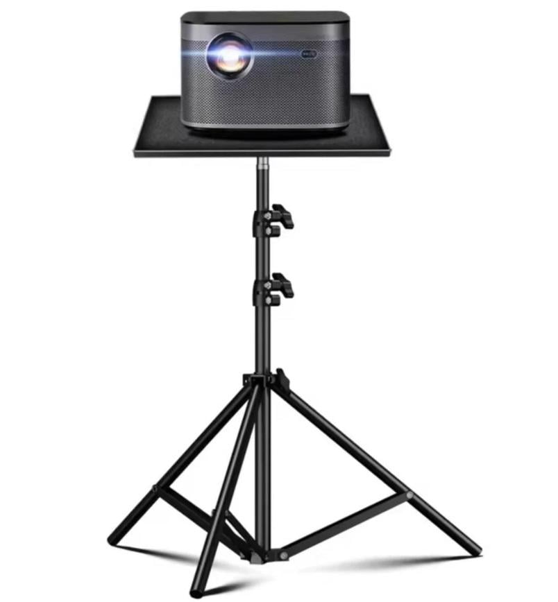 Полиця кронштейн під триногу 25х18 см Чорний