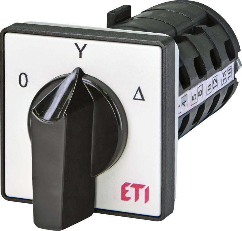 Перемикач пакетний ETI CS 16 12 U 0-зірка-трикутник 4Р 16А 400V (4773132)