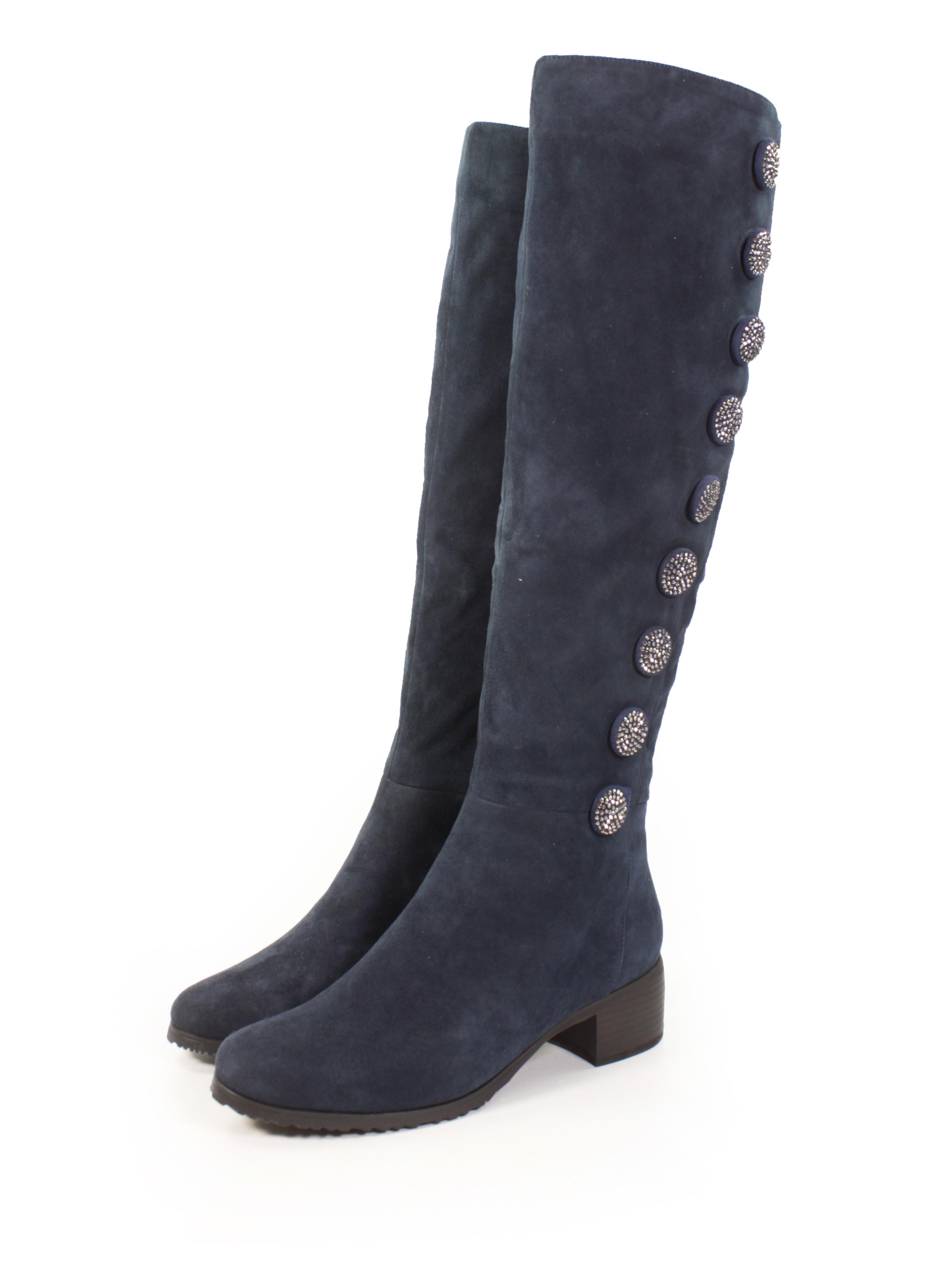 Ботфорты женские зимние It-girl р. 37 Navy (4M19-G80-616B)
