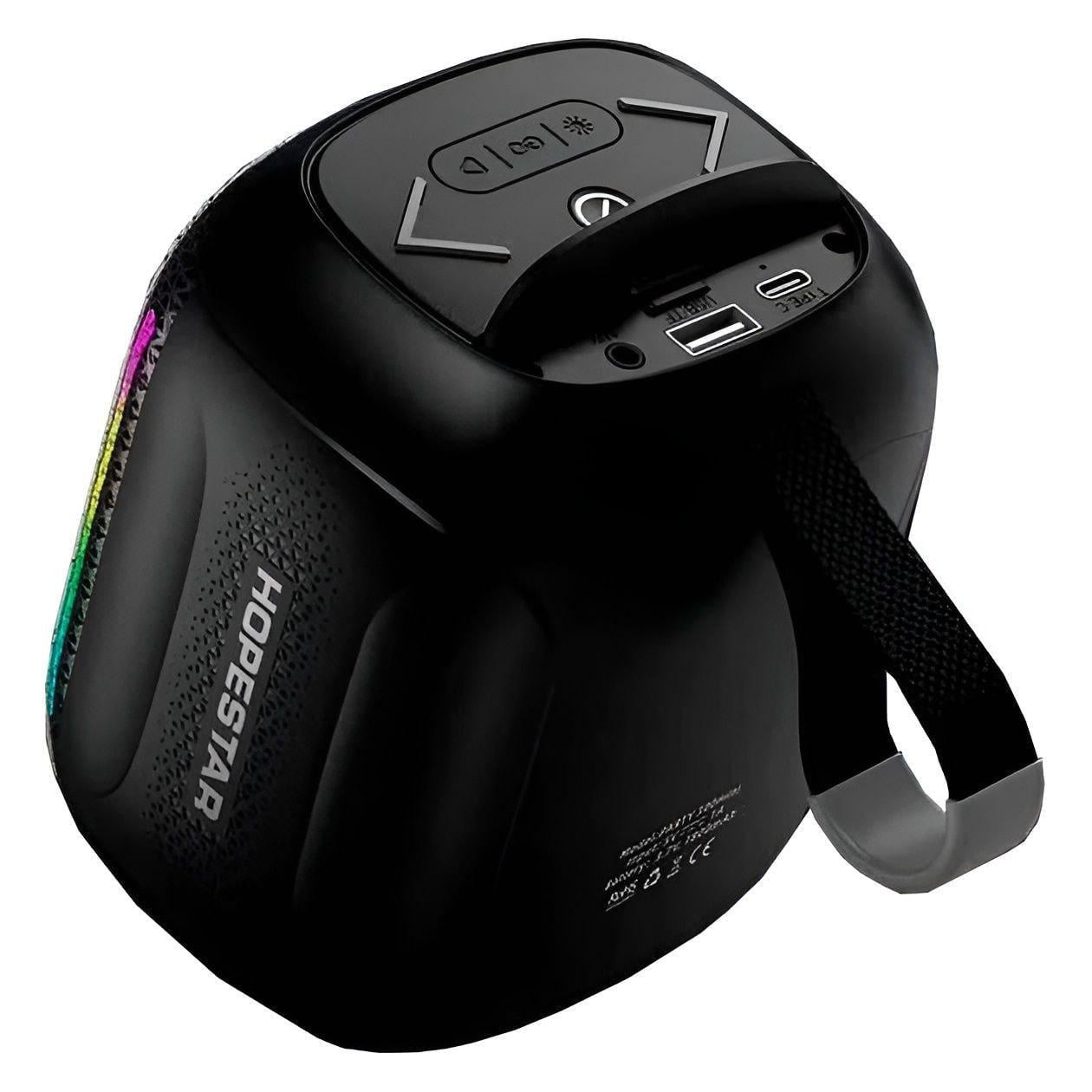 Колонка HOPESTAR Party 300 Mini 5W/TWS/IPX5/RGB/1800mAh Чорний (21104812)