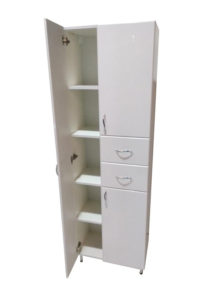 Пенал в ванную П105К60 Базис Пик 600х334х190 с корзиной Белый (00002PK) - фото 3 Пенал в ванную П105К60 Базис Пик 600х334х190 с корзиной Белый (00002PK) - фото 3