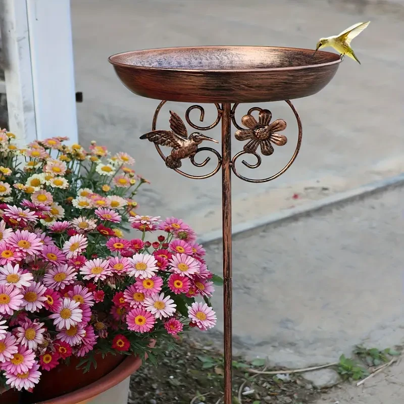 Кормушка для птиц Винтажная купальная ванна металлическая (2721934477) - фото 5 Кормушка для птиц Винтажная купальная ванна металлическая (2721934477) - фото 5