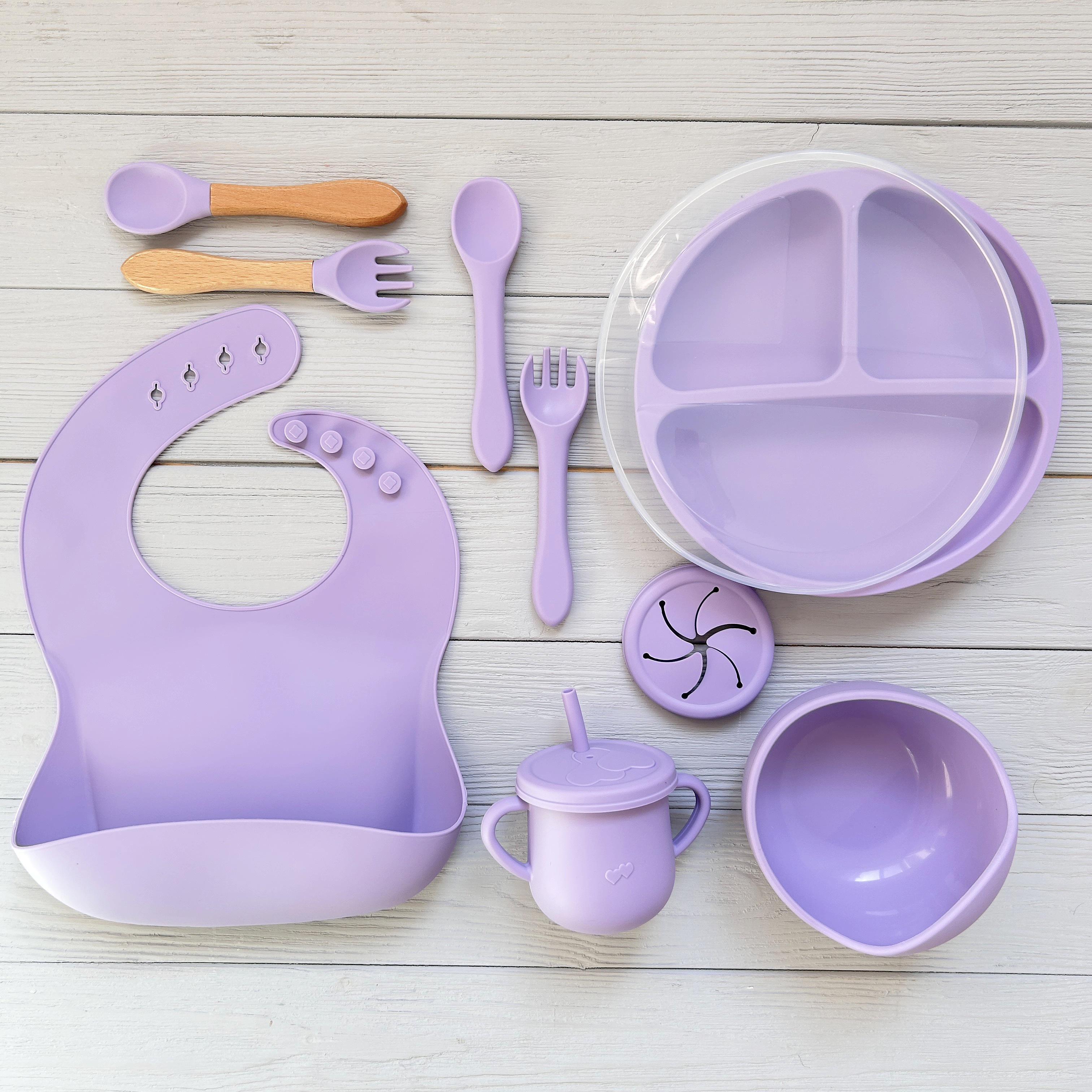 Дитячий посуд для годування RNSHW Y2 img_e3167 Фіолетовий (65807)
