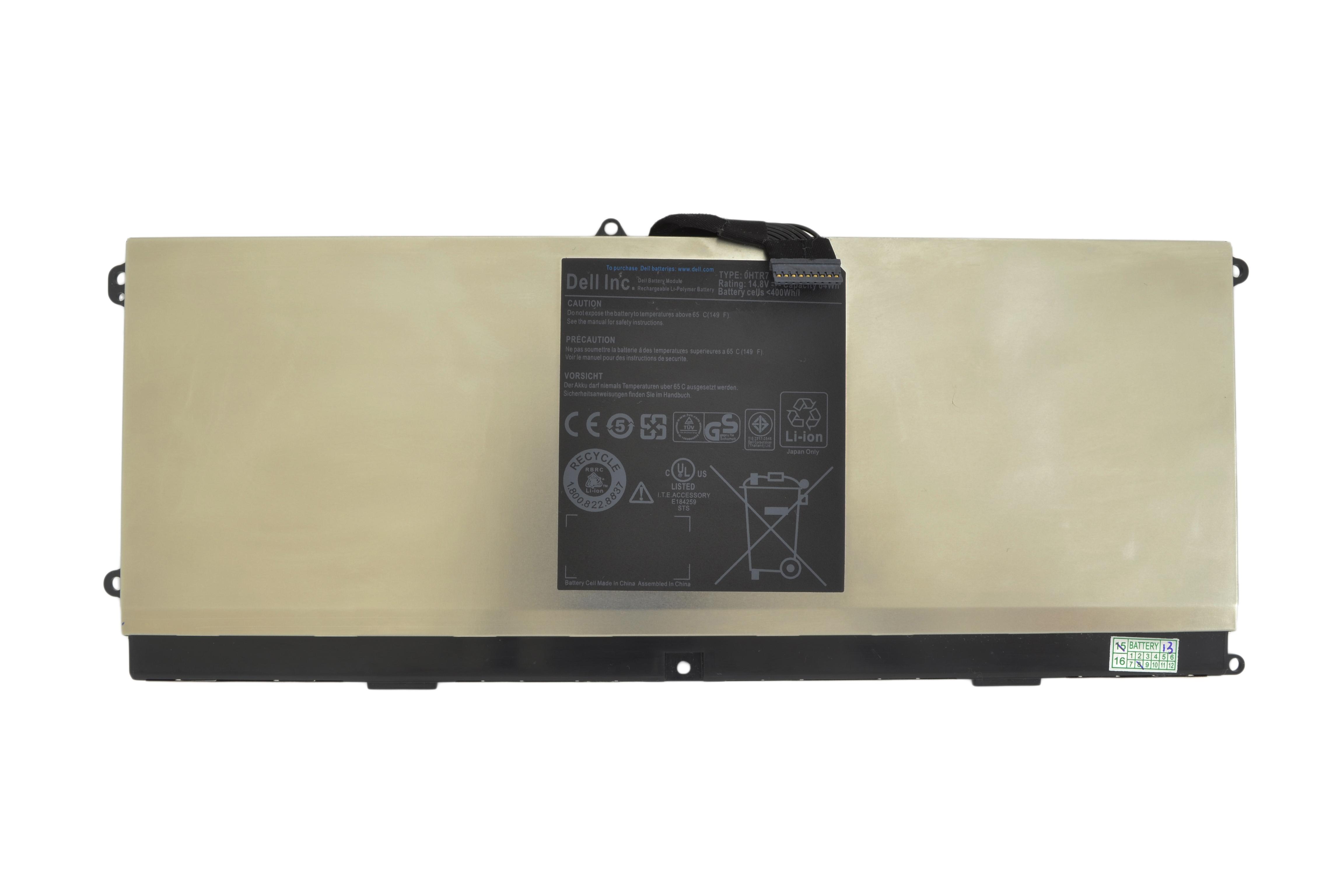 Аккумулятор для ноутбука Dell 0HTR7 XPS 15Z Ultrabook 14,8 V 4400 mAh Black (007074)