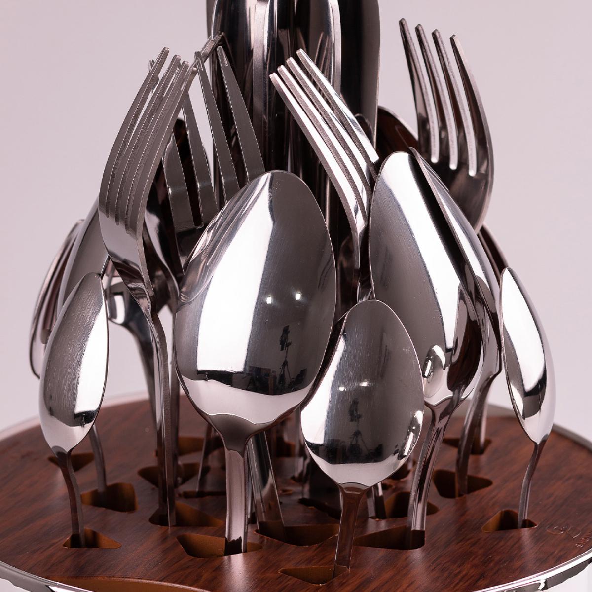 Набор столовых приборов из нержавеющей стали 24 шт. (HP7881S) - фото 4 Набор столовых приборов из нержавеющей стали 24 шт. (HP7881S) - фото 4